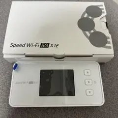 Speed Wi-Fi 5G X12 モバイルルーター White