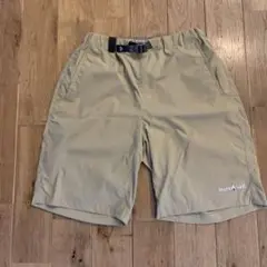 montbell 子供用ベージュ ショートパンツ