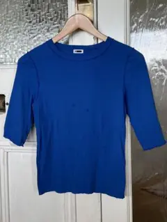 エイチビューティーアンドユース ブルー Tシャツ