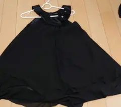 [送料込]ドレス　asisana 黒　ノースリーブワンピース　150㎝