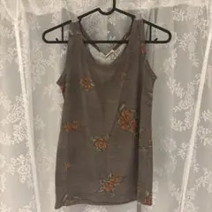 タンクトップ 花柄 森ガール フェアリーグランジ