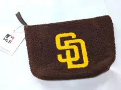 【値下】MLB　パドレス　チームロゴ 松井裕樹　ナンバリング　化粧ポーチ 小物入