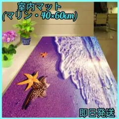 室内マット マリン ビーチ 夏 玄関 リビング 洗面所 キッチン フロア