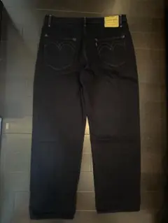 値下げ中 【Levi's Red】 ワイドデニムブラック／XL