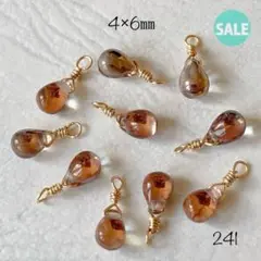 241 チェコドロップビーズ 4×6㎜ sale!!!