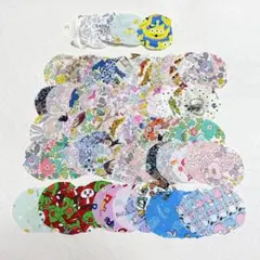 895.はぎれセット　丸　円　くるみボタン　リバティ　キャラクター