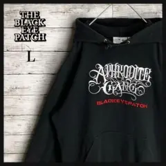 2465UU【美品】ブラックアイパッチ×アフロディーテギャング☆コラボ パーカー