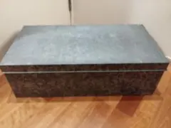 ブリキ　収納　ケース　ボックス　BOX　レトロ