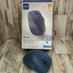 7/0819x14 エレコム ワイヤレスマウス ブルー M-XGL30BBSK
