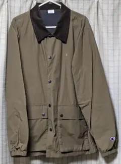 Champion カバーオール ブラウン カーキ XL
