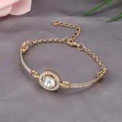 ゴールド ヘイローデザイン ブレスレット