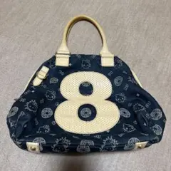 ムータ muta キティちゃん コラボバッグ デニム生地 ハンドバッグ 美品