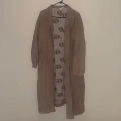 ⭐︎MOOMIN⭐︎ベージュ トレンチコート 花柄内側