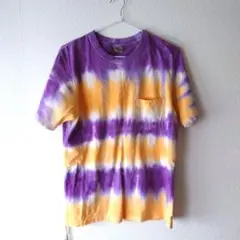 タイダイ 半袖Tシャツ 紫・オレンジ