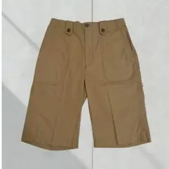 1934 【クロコダイル】　ハーフパンツ　コットン100 ベージュ　春夏　古着