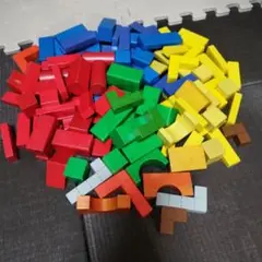 木製カラフルブロック　積木
