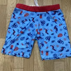 最終価格です‼️120サイズ サーフパンツ 青地 赤青柄
