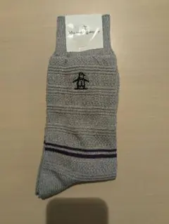新品　マンシングウェア　靴下　25〜27 グレー