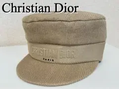 【早い者勝ち!】Christian Dior ベイカーボーイキャップ ベージュ