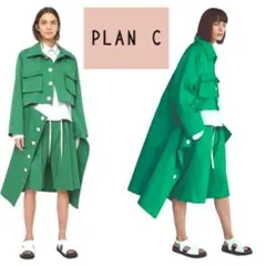 【完売品 極美品】PLAN C プランシート 2WAY ステンカラーコート 44