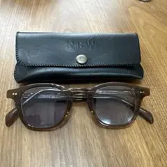 NEW ブラウン サングラス ケース付き