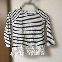 GAP XS ボーダー　ロンT 4-5歳　110センチ