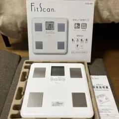 タニタ 体組成計 フィットスキャン ホワイト