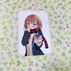 夢見る男子は現実主義者　夏川愛華　イラストカード　バレンタイン　フェア　特典