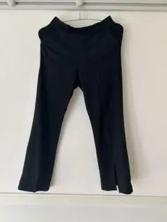 ブラック スリット入り パンツ Mサイズ