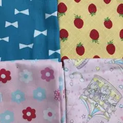 ★女の子用 オックス生地 4枚セット とっても可愛いです(^-^)♡ お買い得