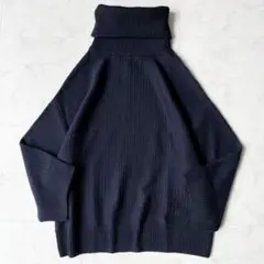 極美品✨ ドゥーズィエムクラス ウール シルク カシミア タートルネックニット