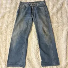 Lee lot 1101ライトブルーデニム ストレート32×33 シンチバッグ