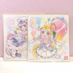 プリキュア 色紙 キュアサマー キュアコーラル 夏海まなつ 涼村さんご