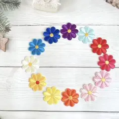 フラワーワッペン　12枚