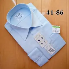 LES MUES ブルーカラーコットン シャツ 【L】