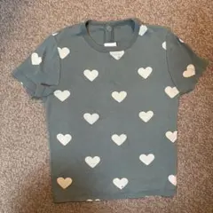 プチバトー　 PETIT BATEAU ハートTシャツ