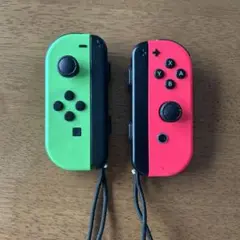 Nintendo Switch ジョイコン グリーン ピンク　ジャンク品