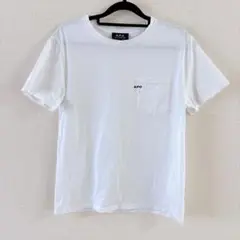 A.P.C. ホワイト Tシャツ XSサイズ ポケット付き