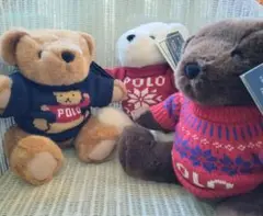 ラルフローレン　テディベア　1999 Rare Vintage Collectable Ralph Lauren Teddy Bear Plush Toy