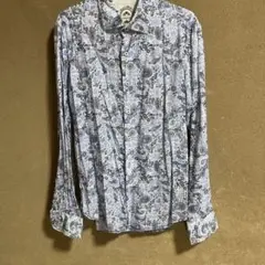 GANESH ペイズリー柄 長袖シャツ M