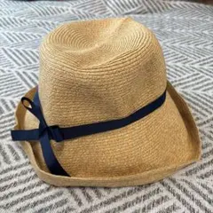 abu 麦わら帽子 ネイビーリボン