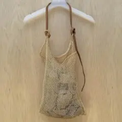 ★美品★ メキシカンネットバッグ　マゲイ　メッシュ　網バッグ　ショルダー　手編み