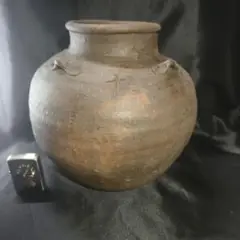 古備前筋文大徳利　桃山〜江戸時代前期頃　名品 古備前筋文大徳利 桃山〜江戸時代前期頃 名品