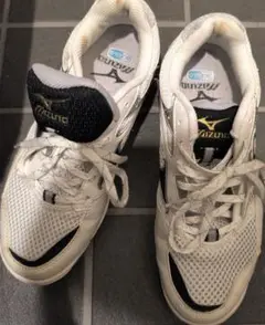 Mizuno メッシュスニーカー ホワイト/ブラック