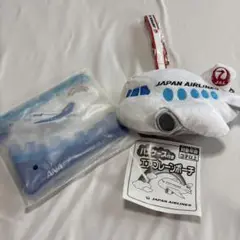 JAL エアプレーンポーチ & ANA クリアポーチ セット