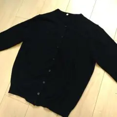 【美品】無印良品 ブラックUVカット　カーディガン Mサイズ