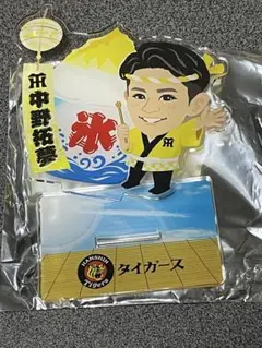 阪神タイガース　中野拓夢　B賞　BIGアクリルスタンドクリップ　エアくじ