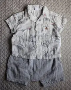 新品タグ付き　GAP クリンクルガーゼ　コーデセット　90