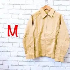 340【ヴィンテージ】ジャケット ユニセックス ベージュ 秋 M