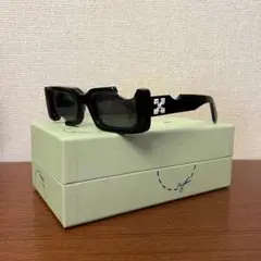 オフホワイト サングラス スクエア チーズ サングラス
